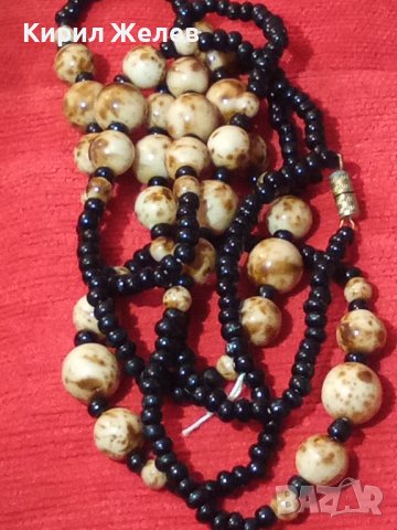 РАЗКОШНО СКЪПОЦЕННО АРТ КОЛИЕ МЪНИСТА ШЛИФОВАН ПОЛУСКЪПОЦЕНЕН КАМЪК ЯСПИС 31347, снимка 5 - Колиета, медальони, синджири - 38042111