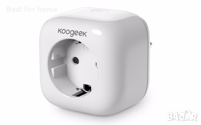 Smart контакт Koogeek P4EU, WiFi, Apple Homekit, бял