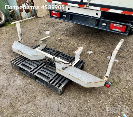 Оригинален теглич за бус/камион Iveco Daily + СТЪПЕНКА, снимка 3 - Части - 51935358