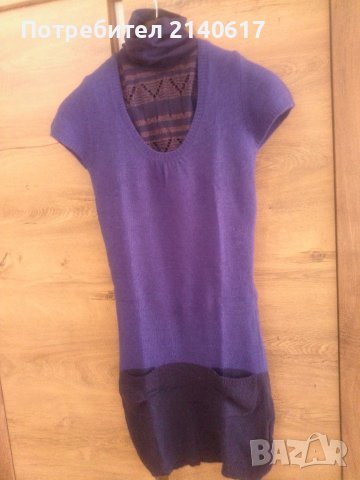 Рокля/туника  с 30%вълна и12%ангора CLOCKHOUSE, снимка 3 - Туники - 39792119