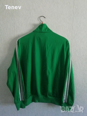 Adidas Originals Firebird Green Trefoil Vintage оригинално горнище зелено Адидас мъжко , снимка 2 - Спортни дрехи, екипи - 53073311