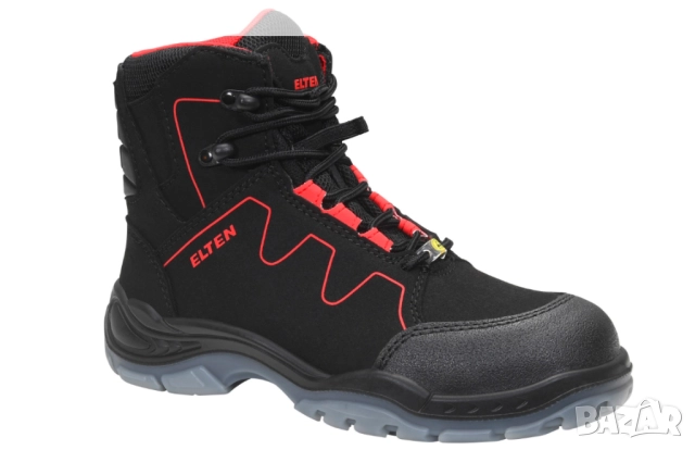 Предпазни работни обувки ELTEN GRANT Red Mid ESD S2 номер 45