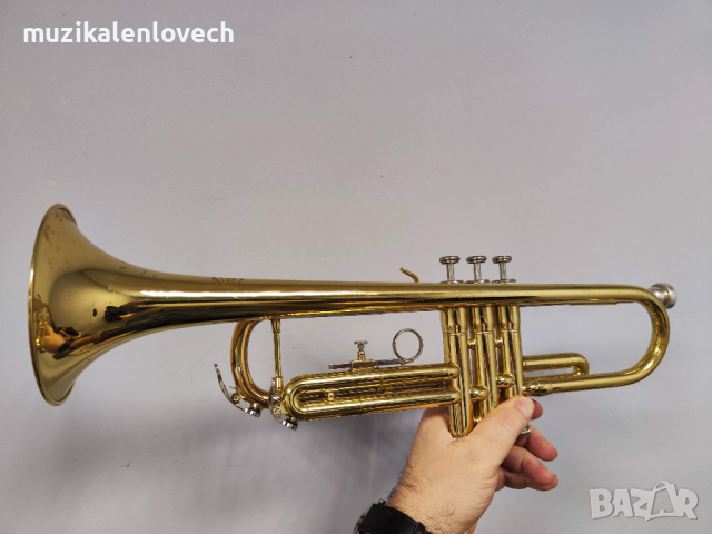 Jupiter B-Flat Trumpet JTR-410 with case - Б Тромпет с твърд куфар и мундщук - ОТЛИЧЕН, снимка 8 - Духови инструменти - 44555024