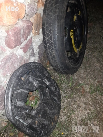 Чисто нова резервна гума(патерица)в комплект с крик и гаечен ключ за Audi A6/Ауди 299лв., снимка 2 - Гуми и джанти - 52061549