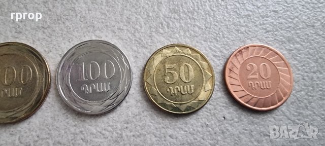 Армения. 20,50,100,200,500 арменски драм. Чисто нови . UNC. 5  бройки., снимка 3 - Нумизматика и бонистика - 44236648