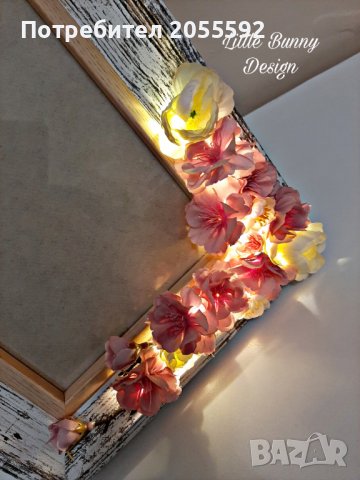 Декорирана рамка за снимка или текст покана за кръщене/сватба, снимка 6 - Декорация за дома - 37912448