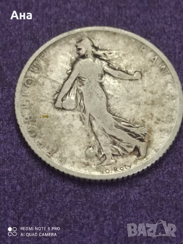 1 франка 1901, снимка 3 - Нумизматика и бонистика - 41489055