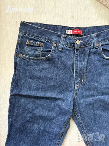Levi's класически мъжки сини дънки (размер L), снимка 7 - Дънки - 56225026