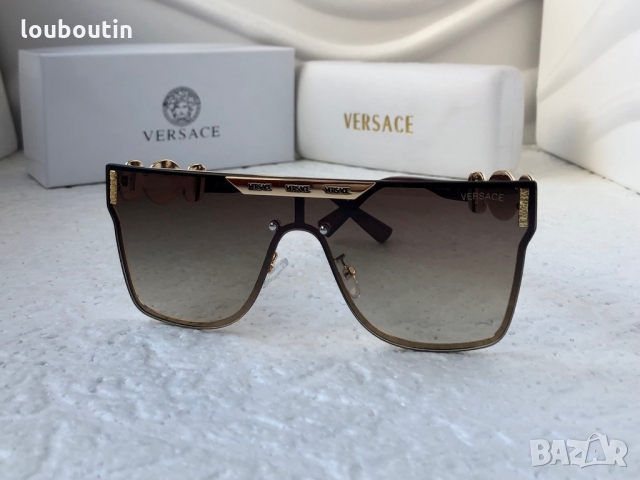 Versace VE 2022 унисекс слънчеви очила маска,мъжки,дамски слънчеви очила, снимка 3 - Слънчеви и диоптрични очила - 36106701