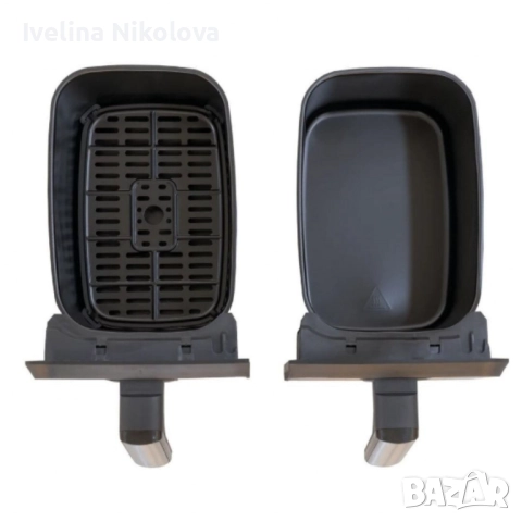 Двоен фритюрник Air Fryer, работещ  без олио, 8L, цифров дисплей, технология за интелигентно разпозн, снимка 3 - Фритюрници - 52008426