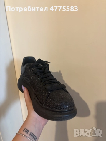 черни дамски обувки Alexander McQueen