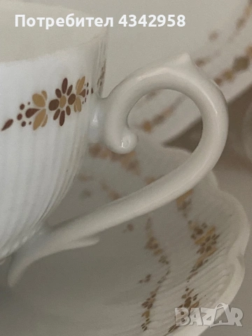 Винтидж порцеланов комплект Kaiser Romantica Monte Carlo – тройка (W. Germany) 1970-те, снимка 7 - Антикварни и старинни предмети - 53847097