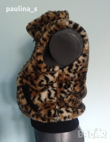 Елек с косъм / винтидж , снимка 5 - Елеци - 42415240