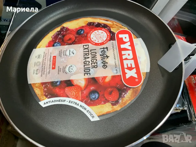 PYREX Тиган за палачинки 25см. / Незалепващо Покритие, снимка 2 - Съдове за готвене - 49762222