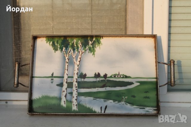 Чехословашки порцеланов поднос 1920 година 