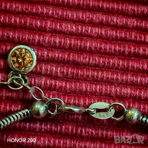 Дамска сребърна гривна. , снимка 6 - Гривни - 53667852