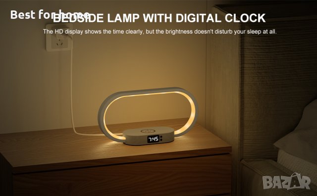 Настолна Лампа с Безжично зареждане WA09, снимка 7 - Настолни лампи - 41635253