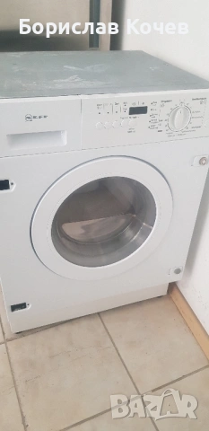 Комбинирана пералня със сушилня за вграждане NEFF 