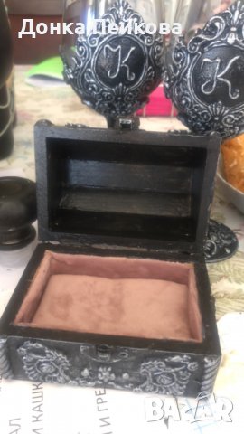 Ръчно декорирана кутия за бижута