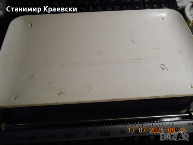 Soehnle Sliding 12 KG White Kitchen Scale Germany - Vintage 1960, снимка 6 - Везни - 51570616