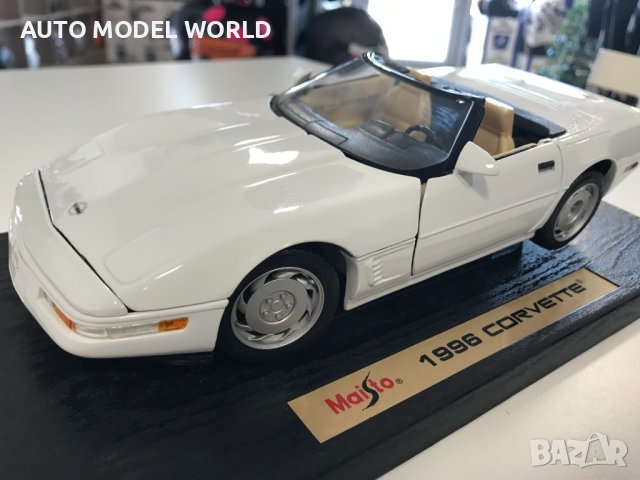 MAISTO метална колекционерска количка CHEVROLET CORVETTE 1997 1:18NEW, снимка 5 - Колекции - 39077226