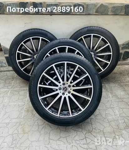 *ЧИСТО НОВИ* Оригинални 22 цола AMG джанти за GLS след 2024г с чисто нови зимни гуми 285/45/22
