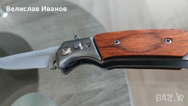 Сгъваем нож Stainless. 15,5 см дължина., снимка 4 - Ножове - 40975374