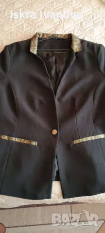 Официално черно дамско сако KIABI, размер 46