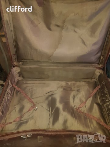 Стар кожен куфар, снимка 4 - Други стоки за дома - 42473790