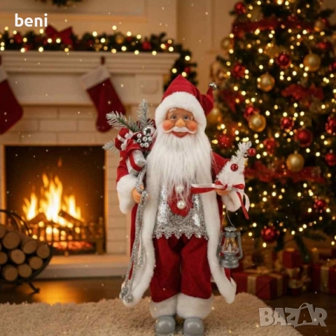 ДЯДО КОЛЕДА- Стояща декоративна фигура, снимка 3 - Декорация за дома - 52500738