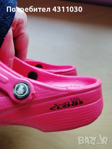 Детски чехли номер 34 червени , снимка 6 - Детски сандали и чехли - 53807082