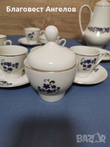 Стар порцеланов сервиз за кафе, снимка 3 - Сервизи - 36004624