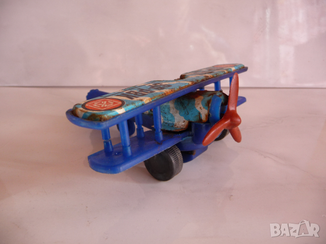 Ikar 7 стара играчка самолетче SP-PBK самолет крила перка, снимка 3 - Колекции - 44519125