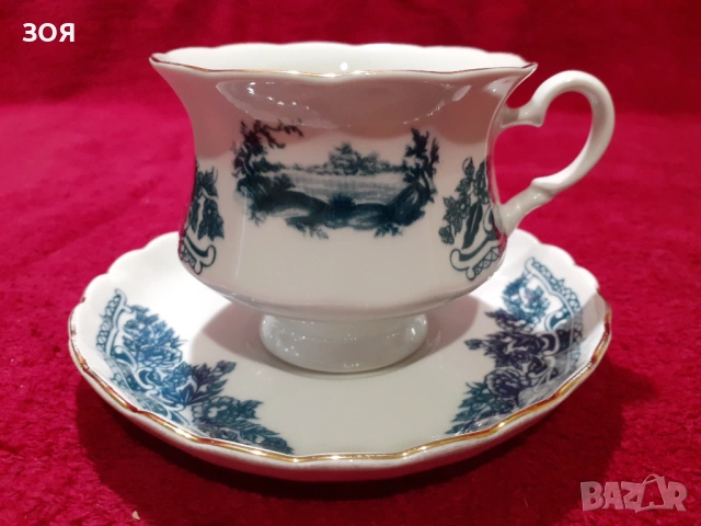 Сервиз от 80-те г.Качествен руски порцелан.Чаши 250мл, снимка 7 - Антикварни и старинни предмети - 53539787