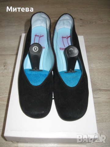 Thierry Rabotin дамски велурени обувки 36 номер, снимка 3 - Дамски елегантни обувки - 52790085
