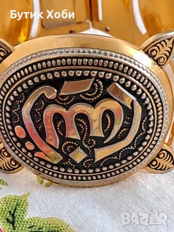 Масивна гривна ,,Толедо голд,,, снимка 4 - Антикварни и старинни предмети - 41973976