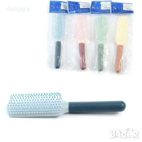 5922 Цветна четка за коса, 21 см, снимка 5 - Други - 50412495