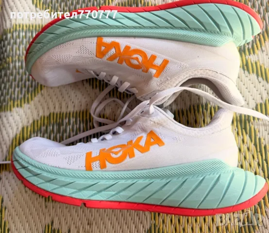 Hoka carbon x 2 W бели маратонки, снимка 4 - Маратонки - 56218990
