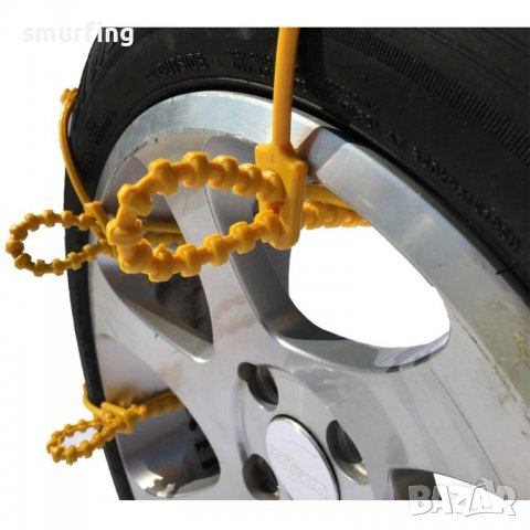 Универсални силиконови вериги за сняг - PVC опашки вериги за сняг, снимка 5 - Аксесоари и консумативи - 38836029