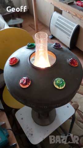 Gorgeous Art Deco (?) electrified Table Lamp., снимка 4 - Други ценни предмети - 41185527