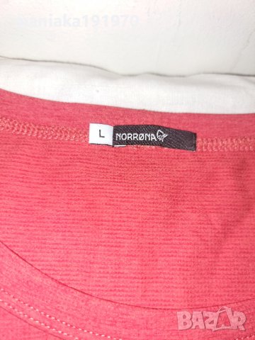 Norrona W Fjora Equalizer Lightweight Long Sleeve - Arednalin (L) дамска спортна блуза, снимка 7 - Спортни екипи - 42122009