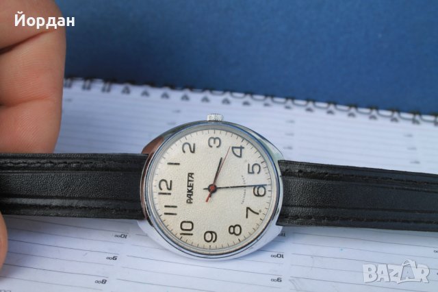 СССР мъжки часовник ''Ракета'' 39 мм, снимка 9 - Мъжки - 40521212