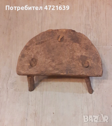 Столче трикрако автентично, снимка 7 - Антикварни и старинни предмети - 53259603