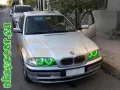 Ангелски очи многоцветни RGB LED Фарове Angel Eyes DRL за кола пръстени 2x131 и 2x146 mm за BMW, снимка 2