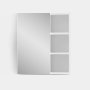 Шкаф за баня с огледало CLIPOP WFBS-BC-D0181WH / WFBS-BC-0117WH, снимка 2