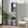 vidaXL Библиотека, сив сонома, 36x30x171 см, инженерно дърво（SKU: 815535）, снимка 2