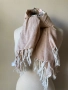Бежов шал от 100 % органик памук, с етикет, снимка 5