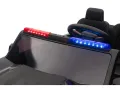 Двуместен акумулаторен джип POLICE 4X4 24V MP3 меки гуми,Кожена седалк, снимка 18