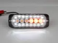 Мигащ висящ LED габарит 24 LED 12-24V жълто-бял, снимка 2