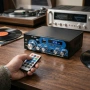 Аудио усилвател с МР3 плейър, LCD дисплей и дистанционно управление – 30W+30W, снимка 1